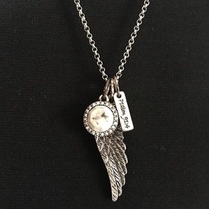 LONG multi-charm Pendant necklace